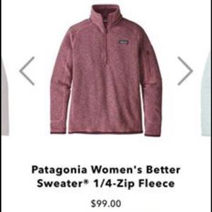 Pantagonia sweater/fleece
